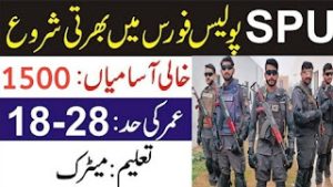 SPU Sindh Police Jobs 2023 - Special Protection Unit Sindh Jobs 2023 - sts.net.pk jobs 2023